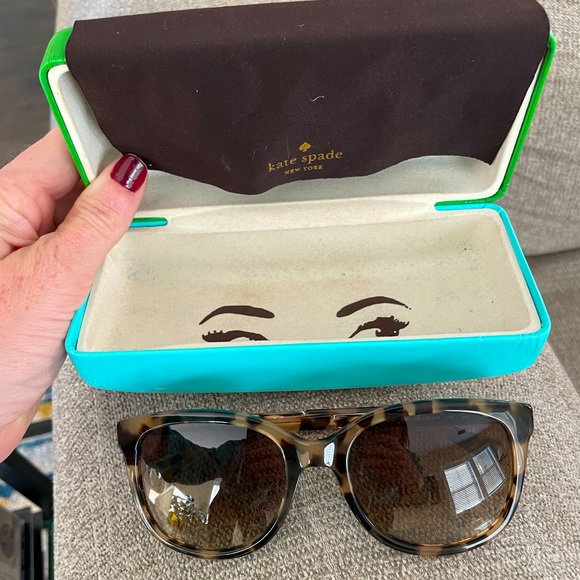 kate spade Accessories - Kate Spade tortoise shell and gold sunglasses